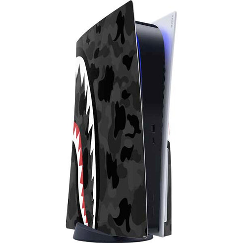 Shark Teeth Grey Street Camo PlayStation PS5 Skins